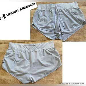 Under‎ Armour Women’s Size Large Gray Speed Pocket Graphic Shorts